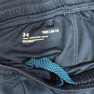 Under Armour Black Shorts with Blue Accents